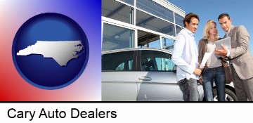 an auto dealership conversation in Cary, NC