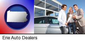 an auto dealership conversation in Erie, PA