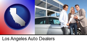 Los Angeles, California - an auto dealership conversation
