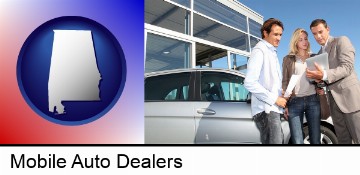 an auto dealership conversation in Mobile, AL