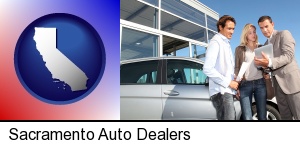 Sacramento, California - an auto dealership conversation
