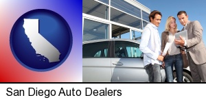 San Diego, California - an auto dealership conversation