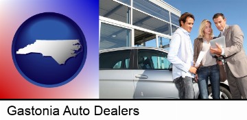 an auto dealership conversation in Gastonia, NC