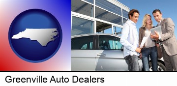 an auto dealership conversation in Greenville, NC