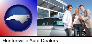 an auto dealership conversation in Huntersville, NC