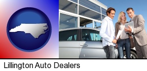 an auto dealership conversation in Lillington, NC