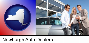 an auto dealership conversation in Newburgh, NY