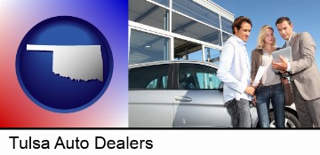 an auto dealership conversation in Tulsa, OK